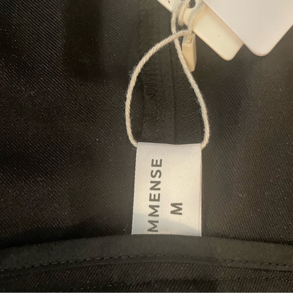 NWT Commense Wide Leg Baggy Pants Black - Picture 5 of 9